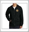 LMHVB01 - 018 Black Full Zip Hoody