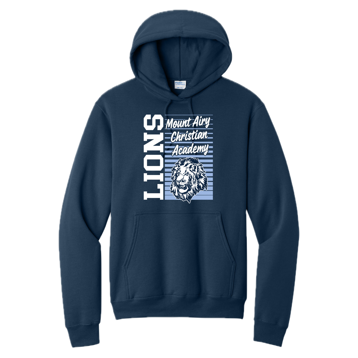 MACA104 - Lions Stripe Hooded Sweatshirt