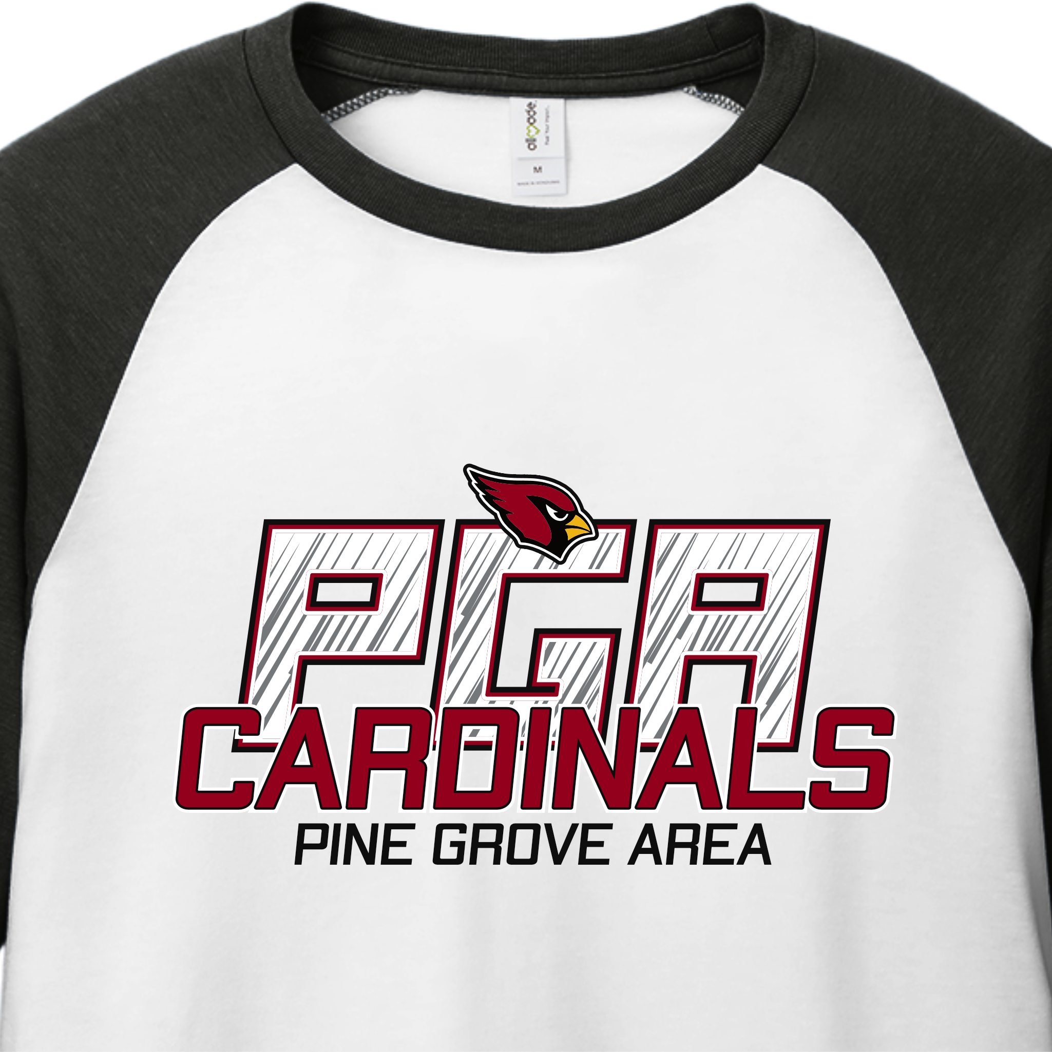 PGASH01 - 08 Colorblock Raglan Tee