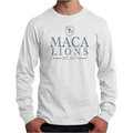 MACA011: White MACA Long Sleeve Tee