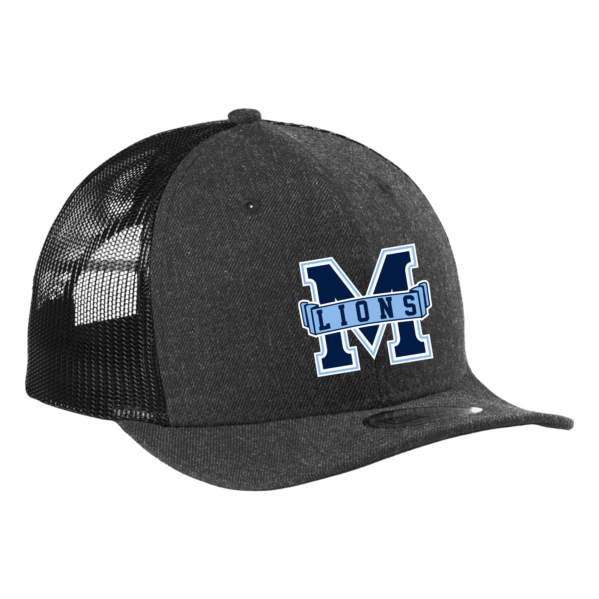 MACA021 - Grey/Black M Lions Mesh Back Cap