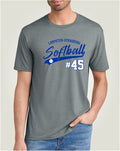 LSYS01 - 023 Heathered Grey Short Sleeve Tee