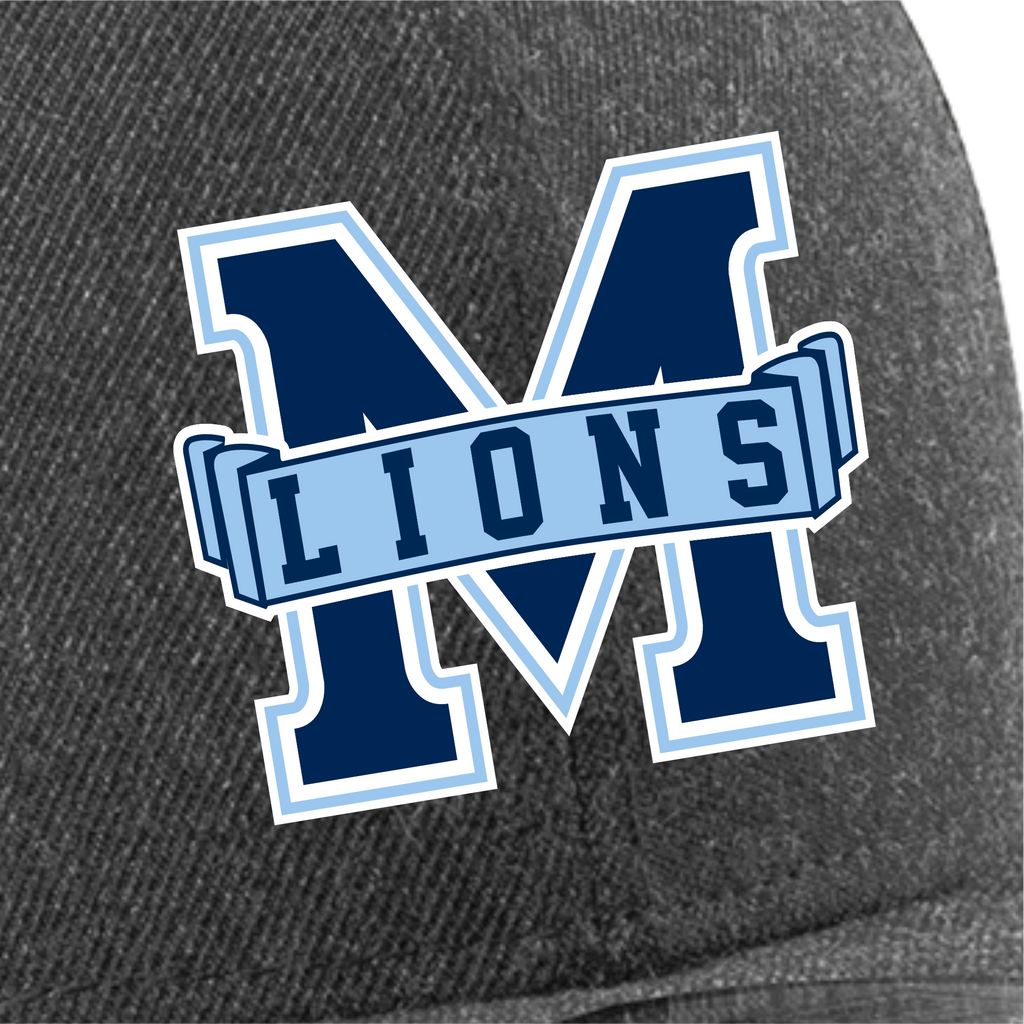 MACA021 - Grey/Black M Lions Mesh Back Cap