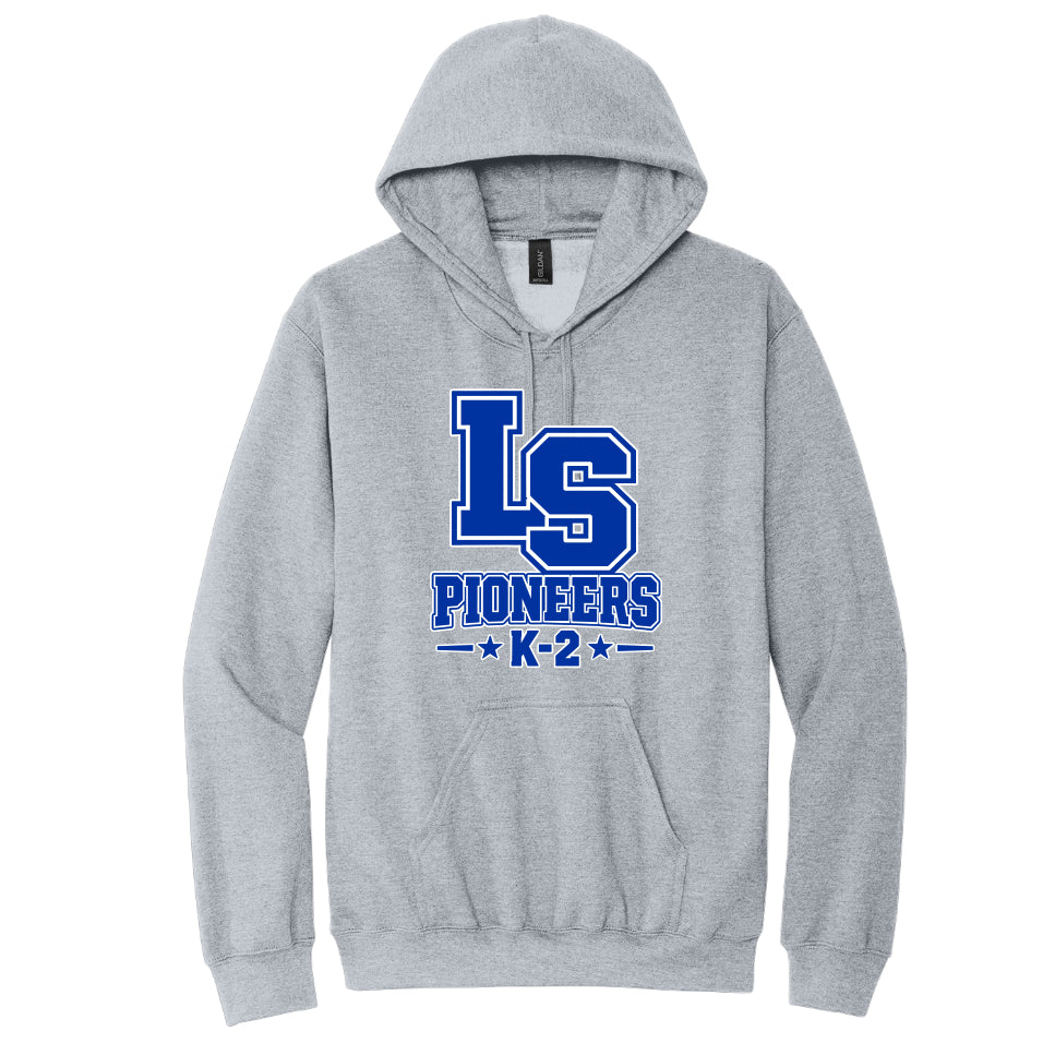 LSLAMELSH01 - 38 Grey LS Hooded Sweatshirt