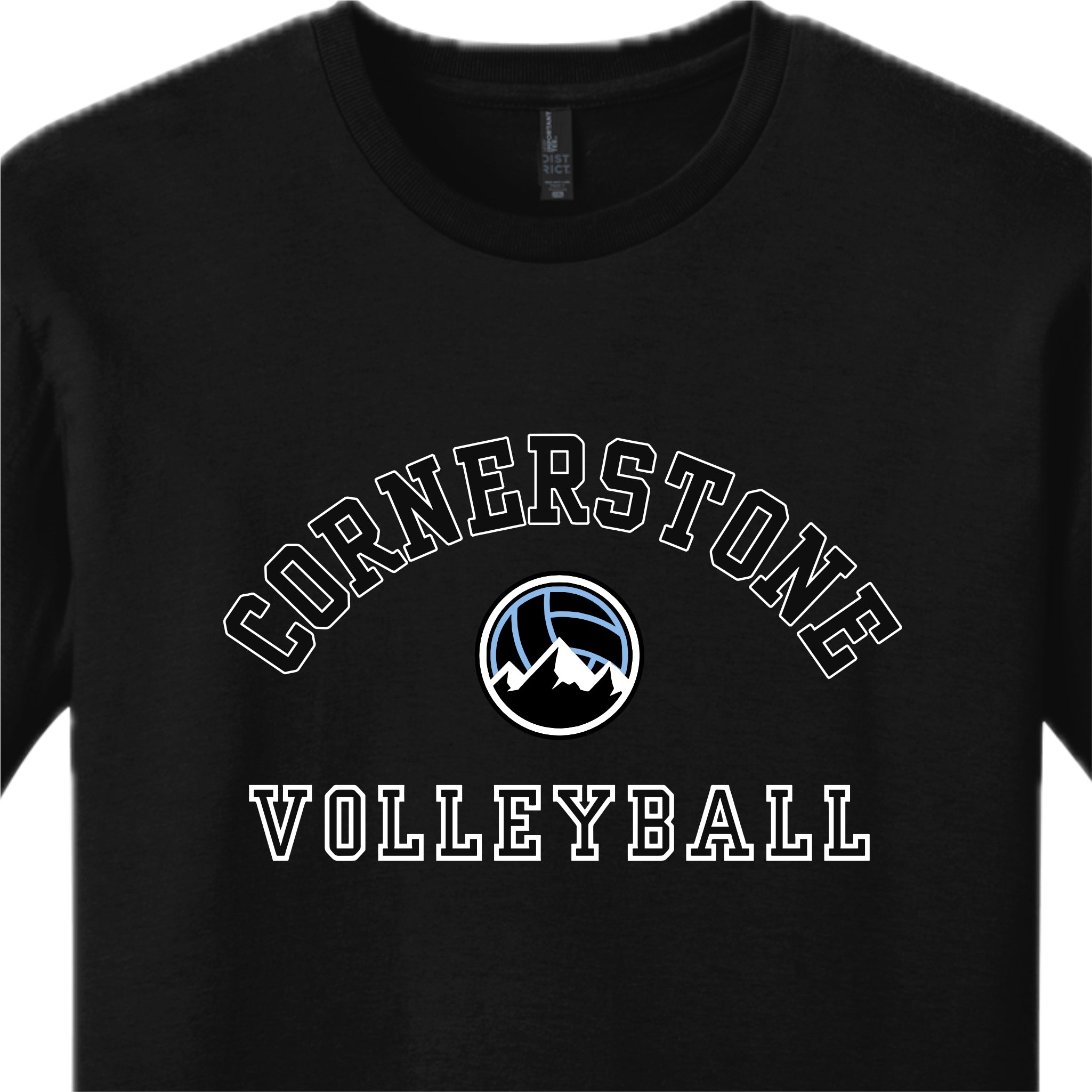 CVCSH02 - 03 Black Short Sleeve Logo Tee