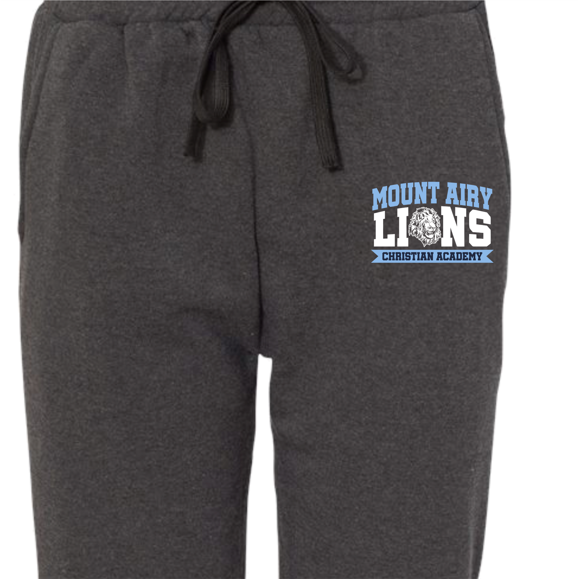 MACA024 - Dark Grey Jogger Fleece Pant