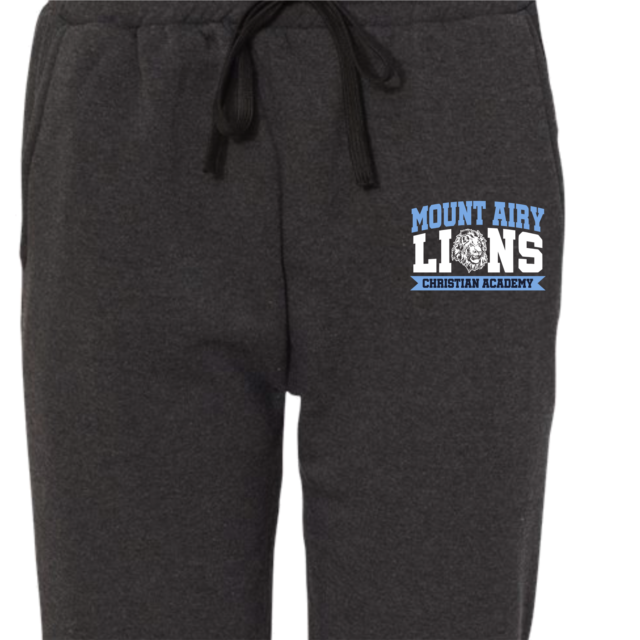 MACA024 - Dark Grey Jogger Fleece Pant