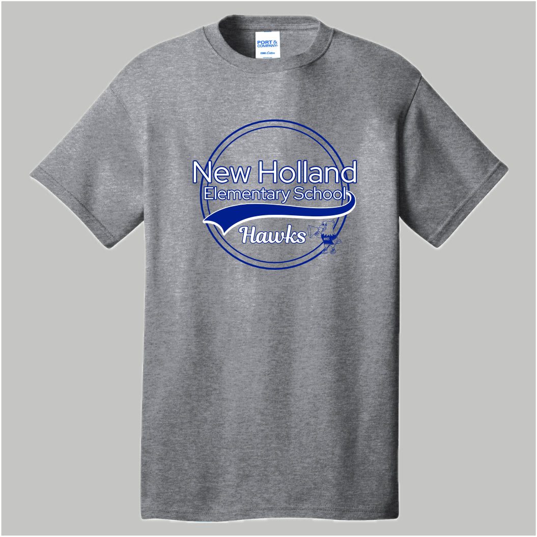 NHE054-02 Grey Short Sleeve Tee