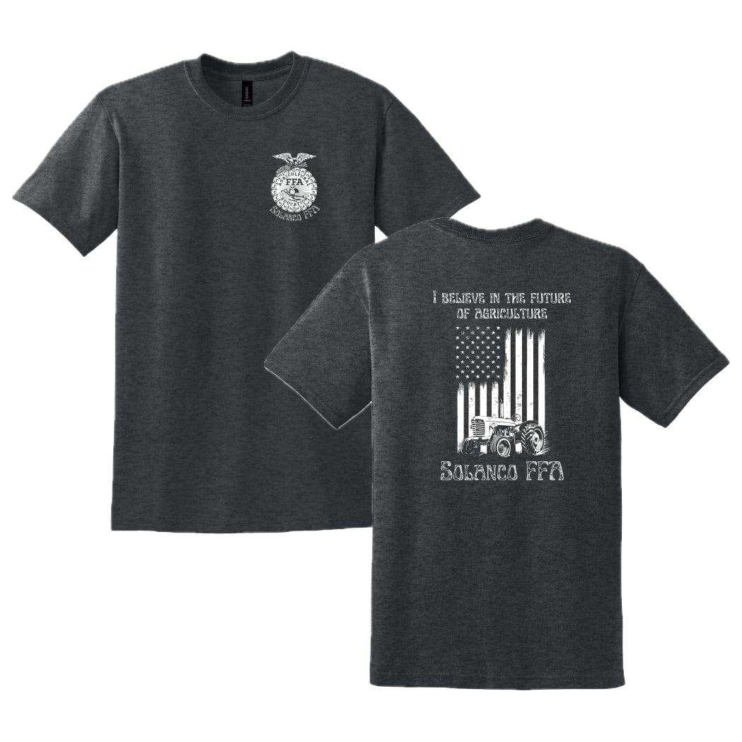 SOFFASH01-2 Dk Heather Grey Short Sleeve Tee