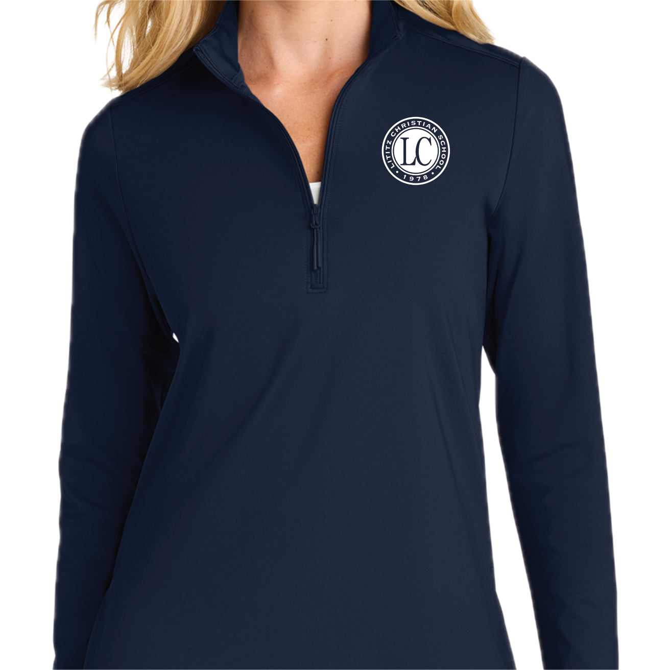LCS084 - Lt Weight Ladies 1/4 Zip