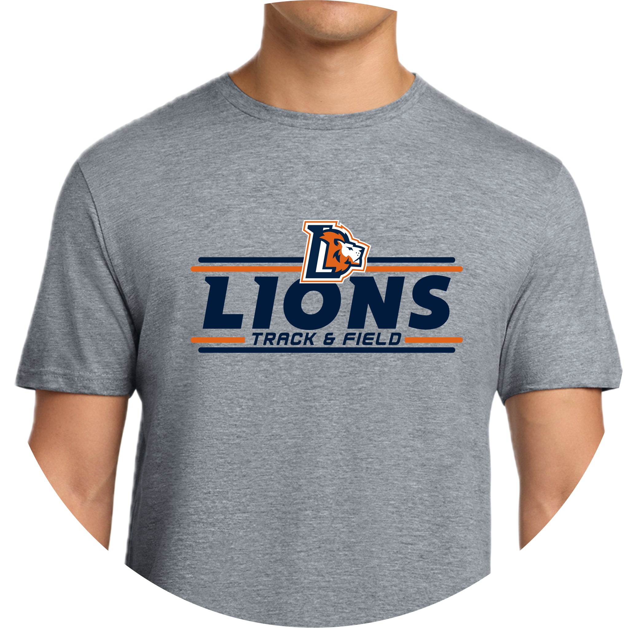 LCCS0325-01 Sport Grey Short Sleeve Tee
