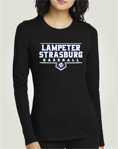 LSYB01 - 012 Black Ladies Long Sleeve Tee