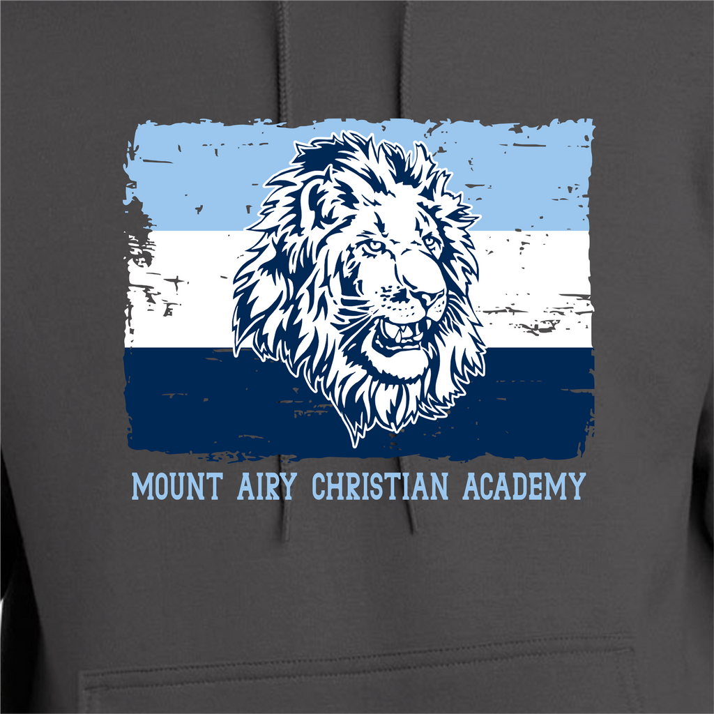 MACA017 - MACA Flag Charcoal Hoody