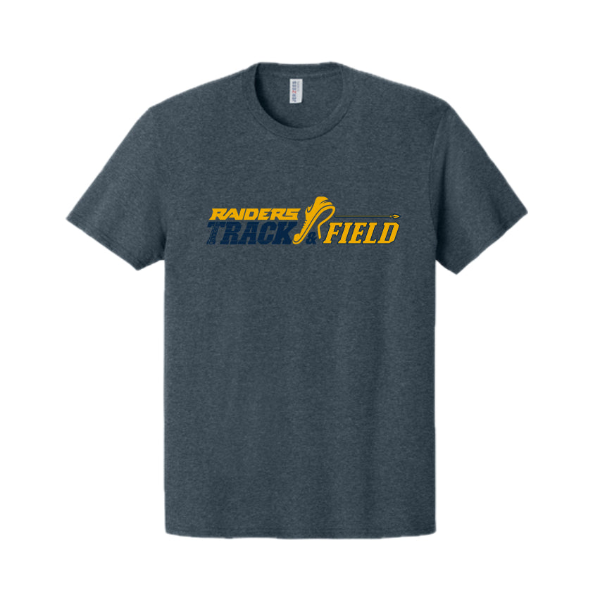 ETFSH04 02 Heather Navy Short Sleeve Tee