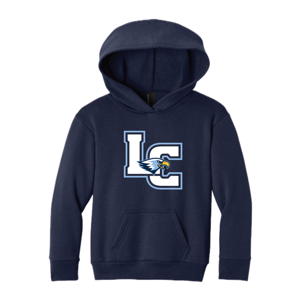 LCS092 - Youth True Navy Hooded Sweatshirt
