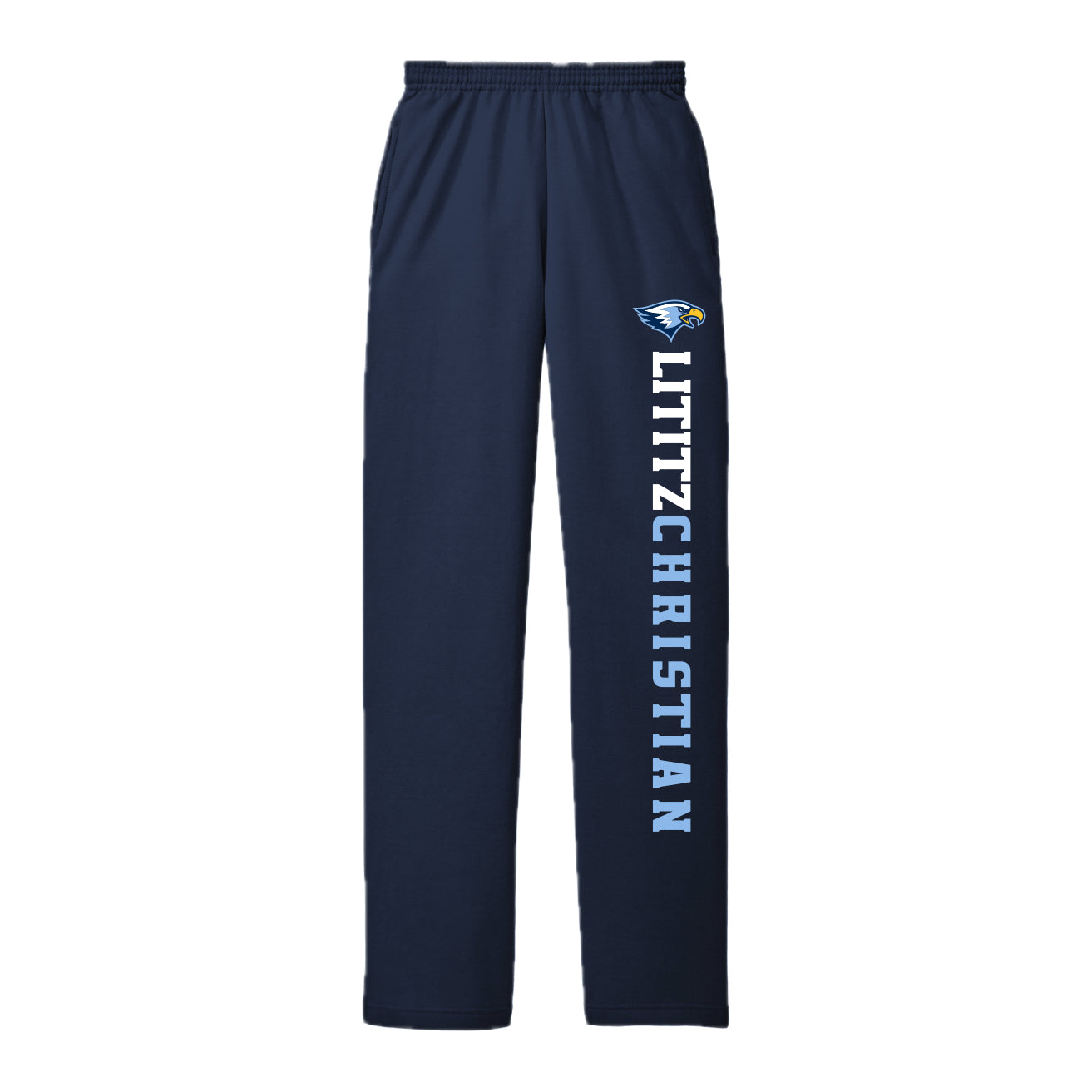 LCS070 - Open Bottom Sweatpant w/Pockets