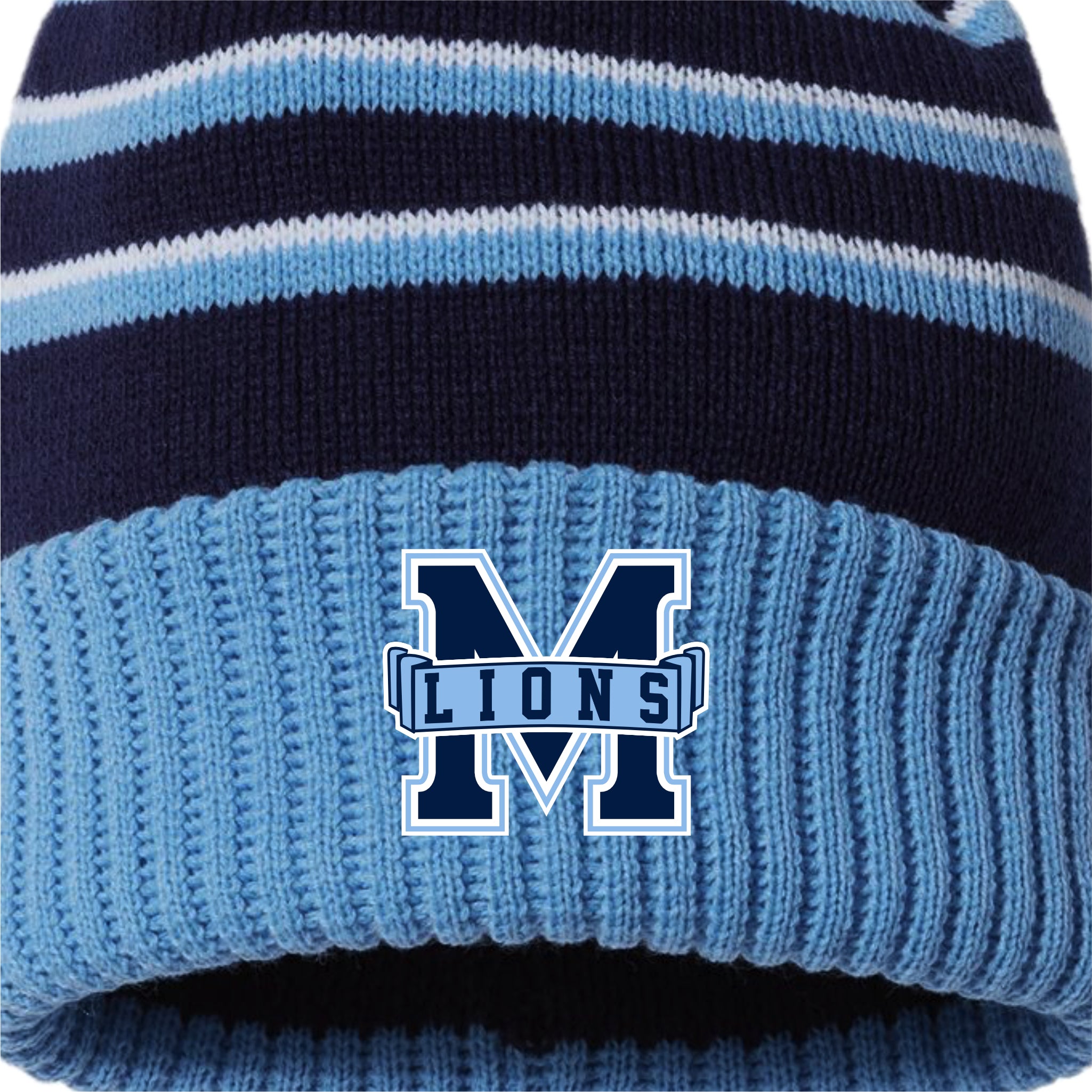 MACA057: Richardson Navy/Carolina Maca Beanie