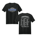 LSW011 - Black Short Sleeve  B Team Champions Tee