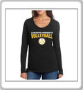 LMHVB01 - 008 Ladies Black Long Sleeve Tee