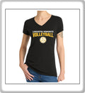 LMHVB01 - 002 Ladies Black Short Sleeve Tee