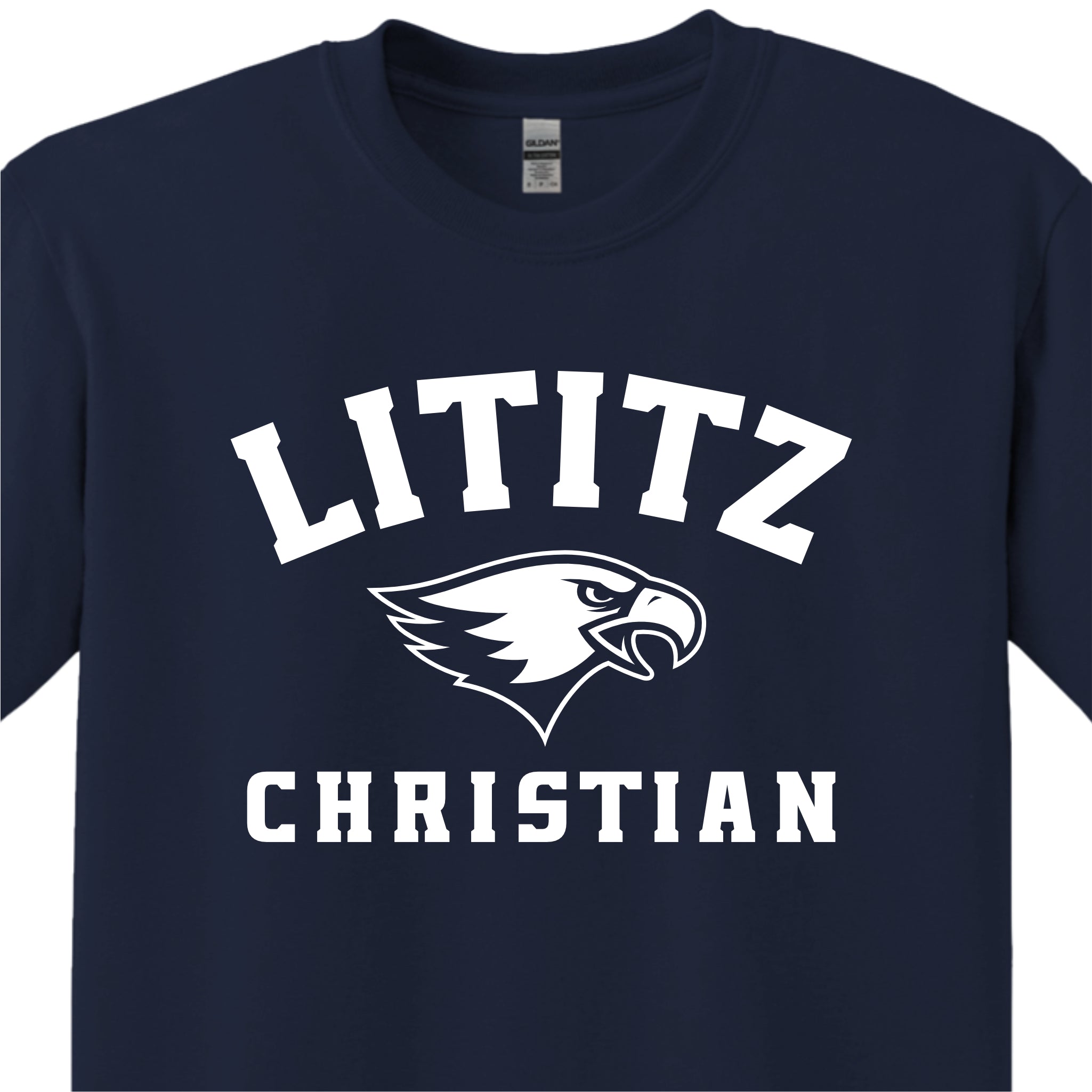 LCS003 - Navy Short Sleeve Logo Tee