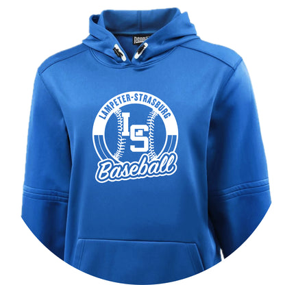 LSY0225-B15 Royal Baseball Performance Hooded Sweatshirt