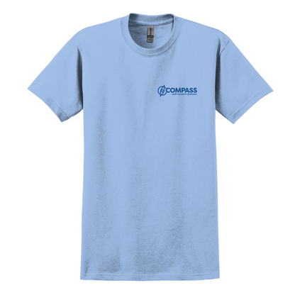 COM041 Columbia Blue 100% Cotton T-Shirt