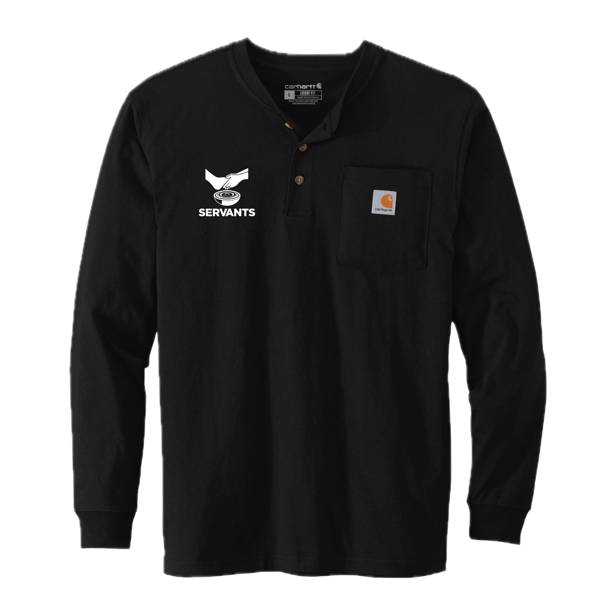 SERV026 Carhartt® Long Sleeve Henley