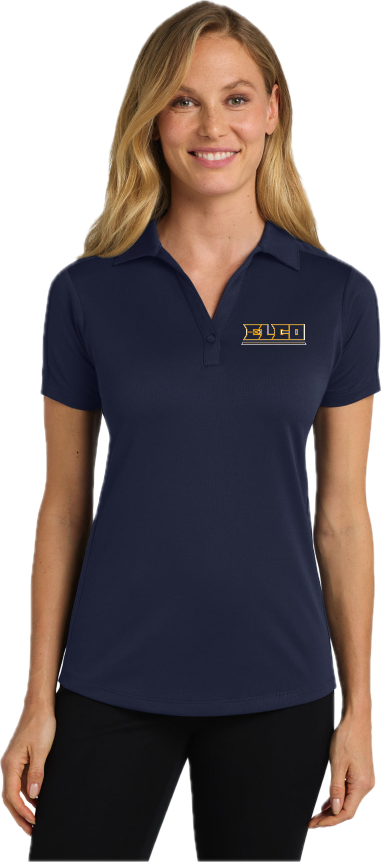ELIS25-05 True Navy Women's Polo