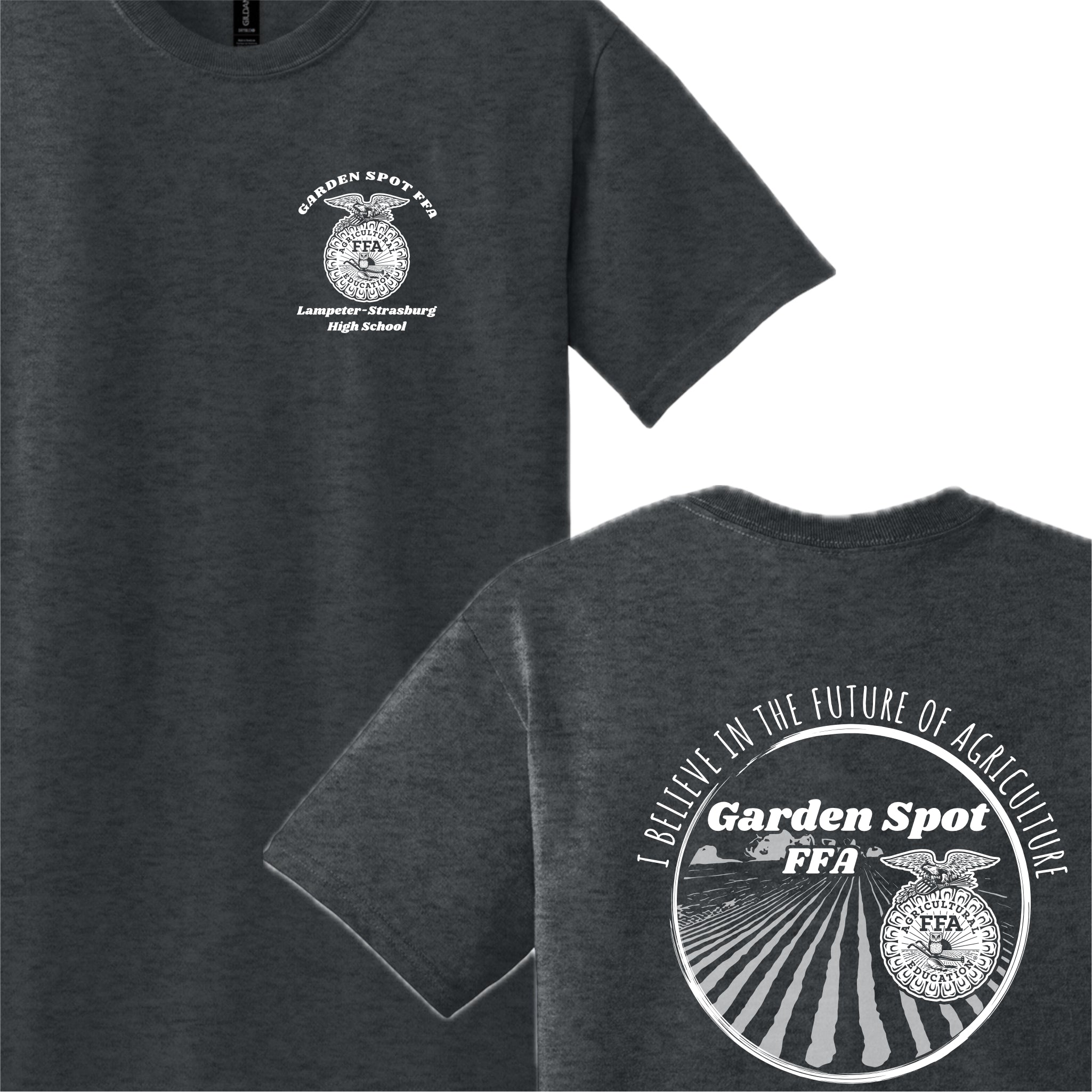 GSFFASH01 - 01 Dk Heather Short Sleeve Tee