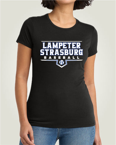 LSYB01 - 005 Black Ladies Short Sleeve Tee