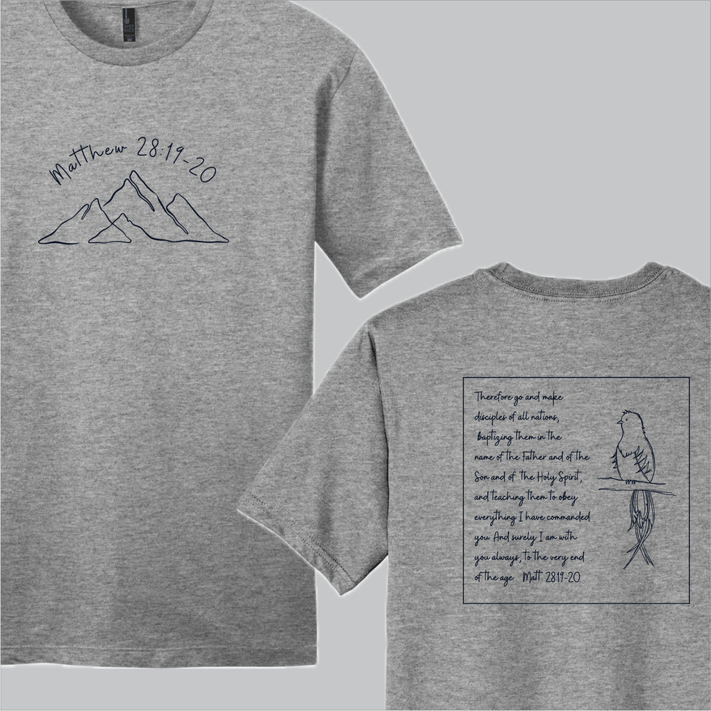 LCSSEN01 - 01 Grey Frost Short Sleeve Tee