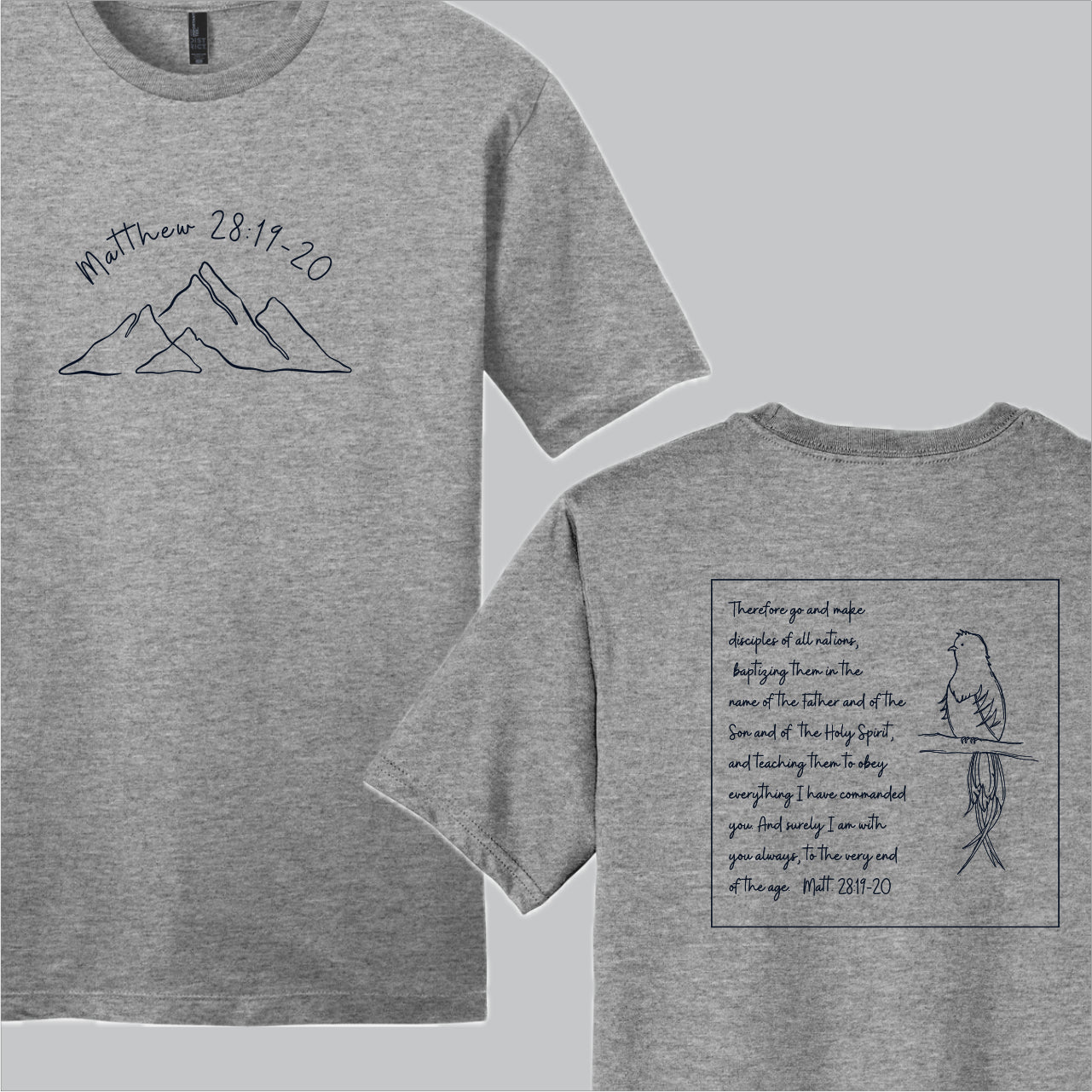 LCSSEN01 - 01 Grey Frost Short Sleeve Tee