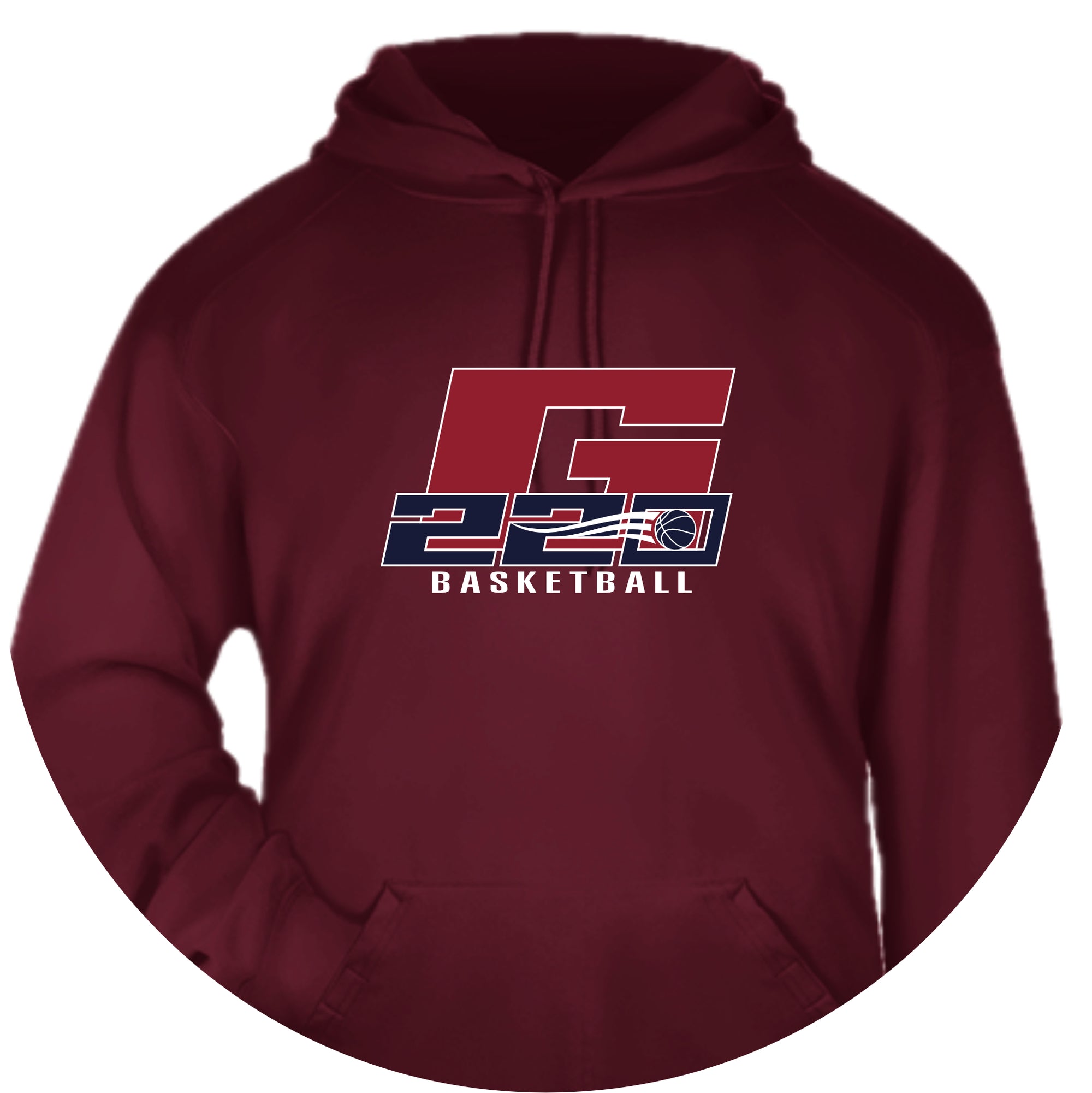 G220B0325-17 Cardinal Hooded Sweatshirt