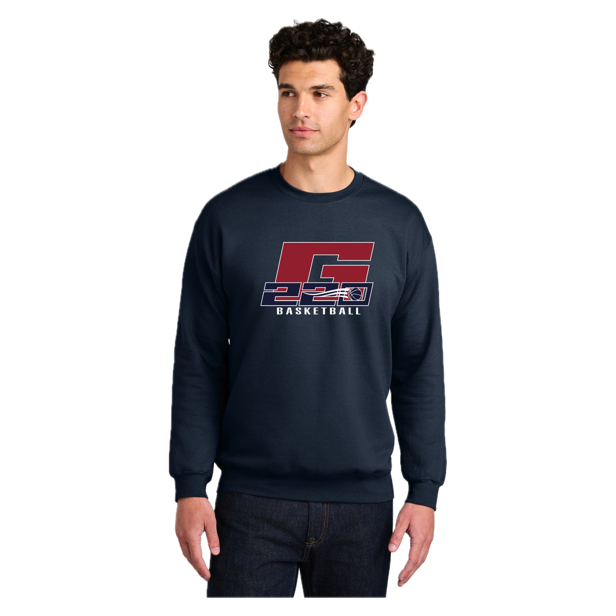 G220B0325-13 Navy Crewneck Sweatshirt