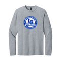 LSLAMELSH01 - 30 Grey Circle Long Sleeve Soft T-Shirt