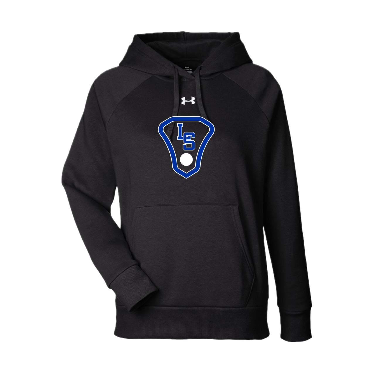 LSLAX01 -31 Black Ladies Under Armour Hooded Sweatshirt