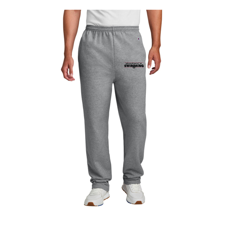 WARSWSH01-33 Light Steel Champion Open Bottom Sweatpants