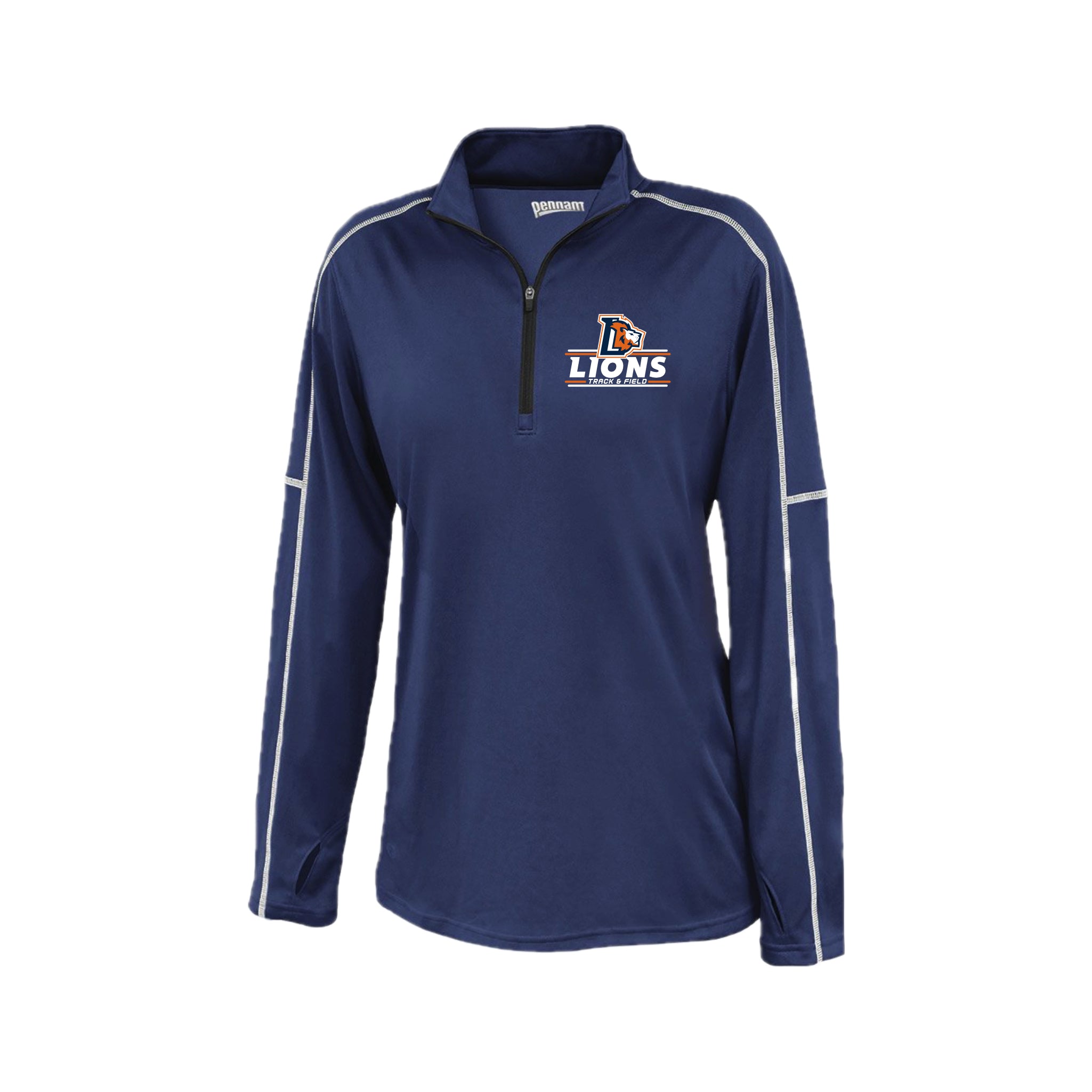LCCS0325-16 Navy Women's Performance 1/4 Zip