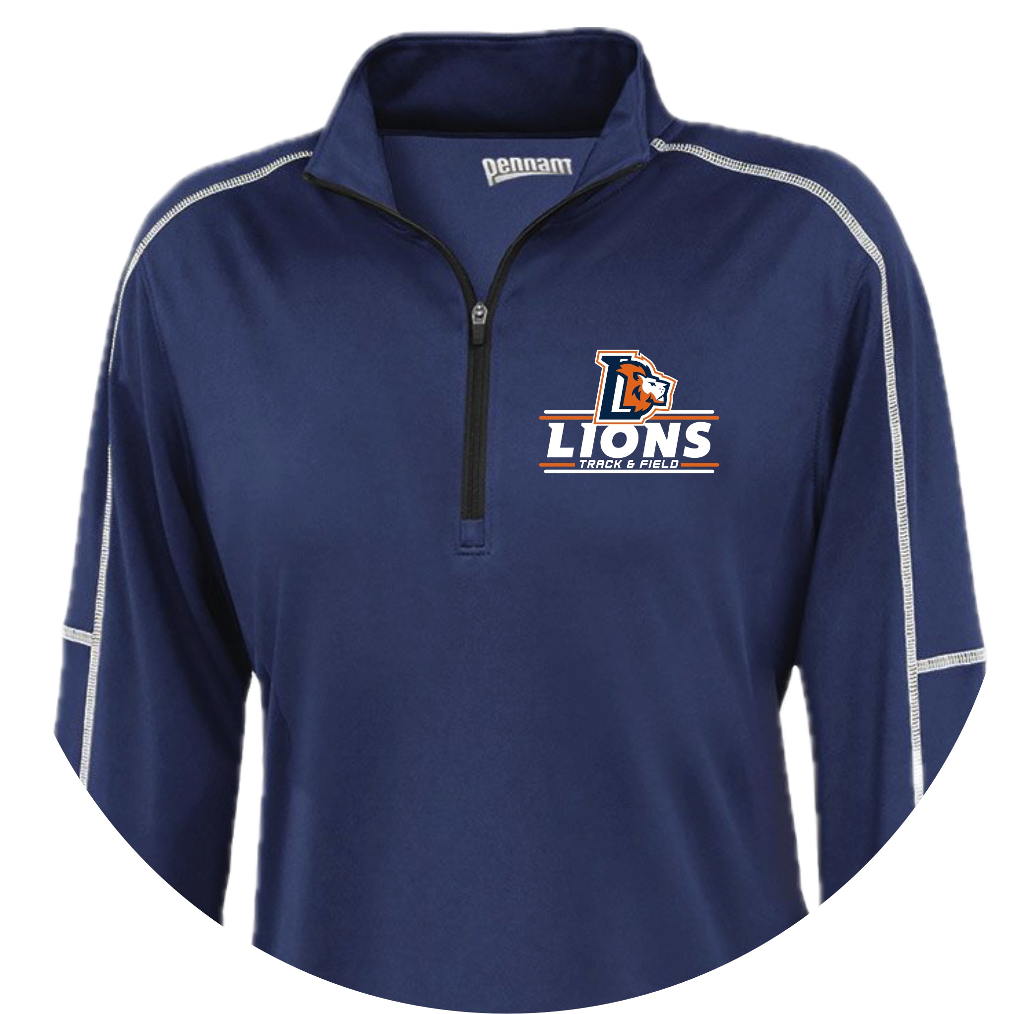 LCCS0325-16 Navy Women's Performance 1/4 Zip