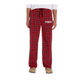 WARSWSH01-34 Red Plaid Flannel Pants with Pockets