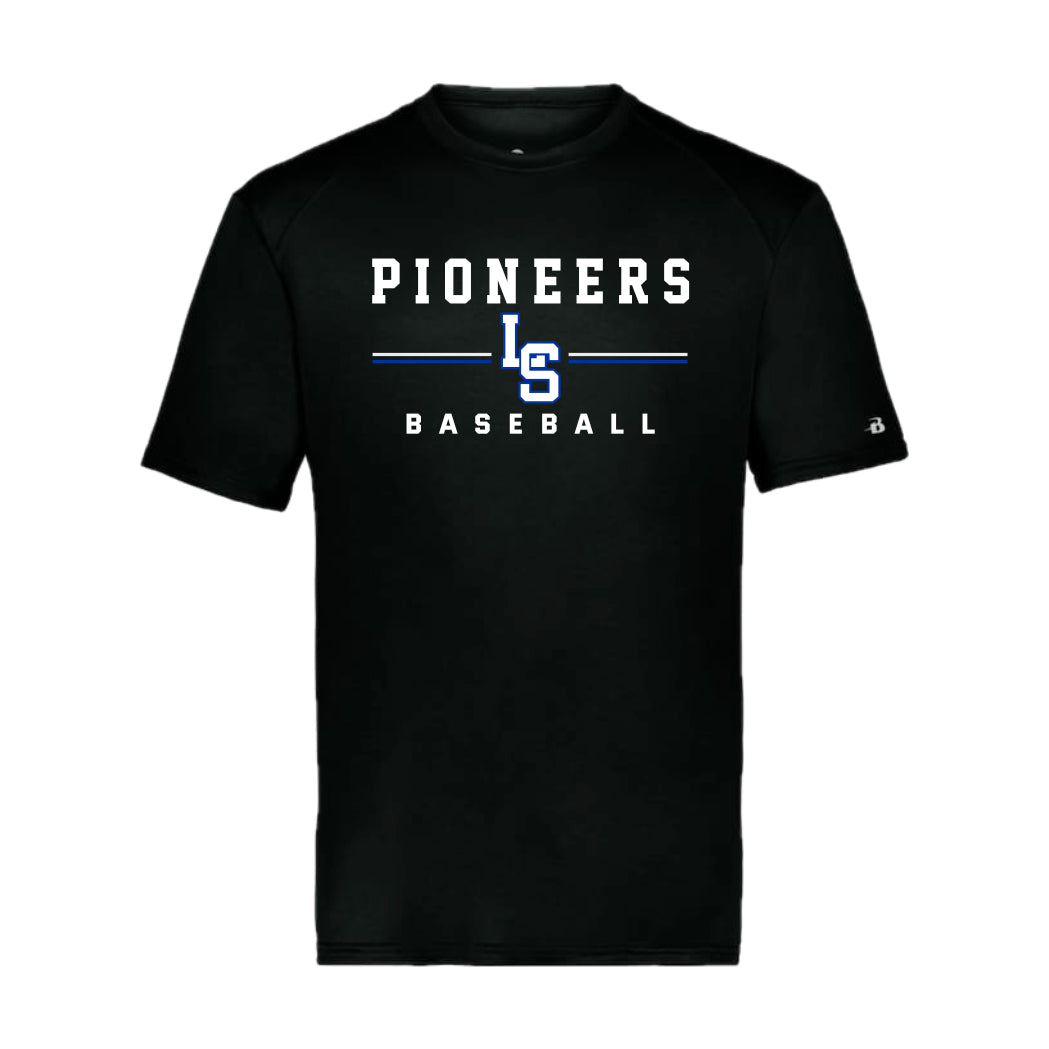LSBSH04 - 14 Pioneers Black Performance Short Sleeve Tee