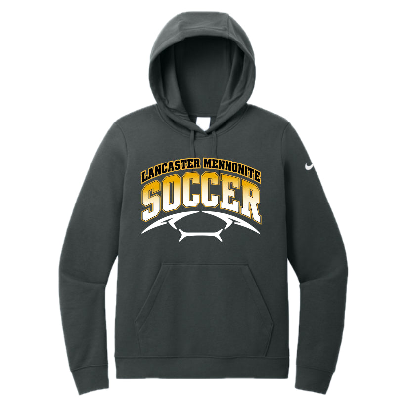 LMHSOCSH01 - 26 Ladies Anthracite Nike Hooded Sweatshirt