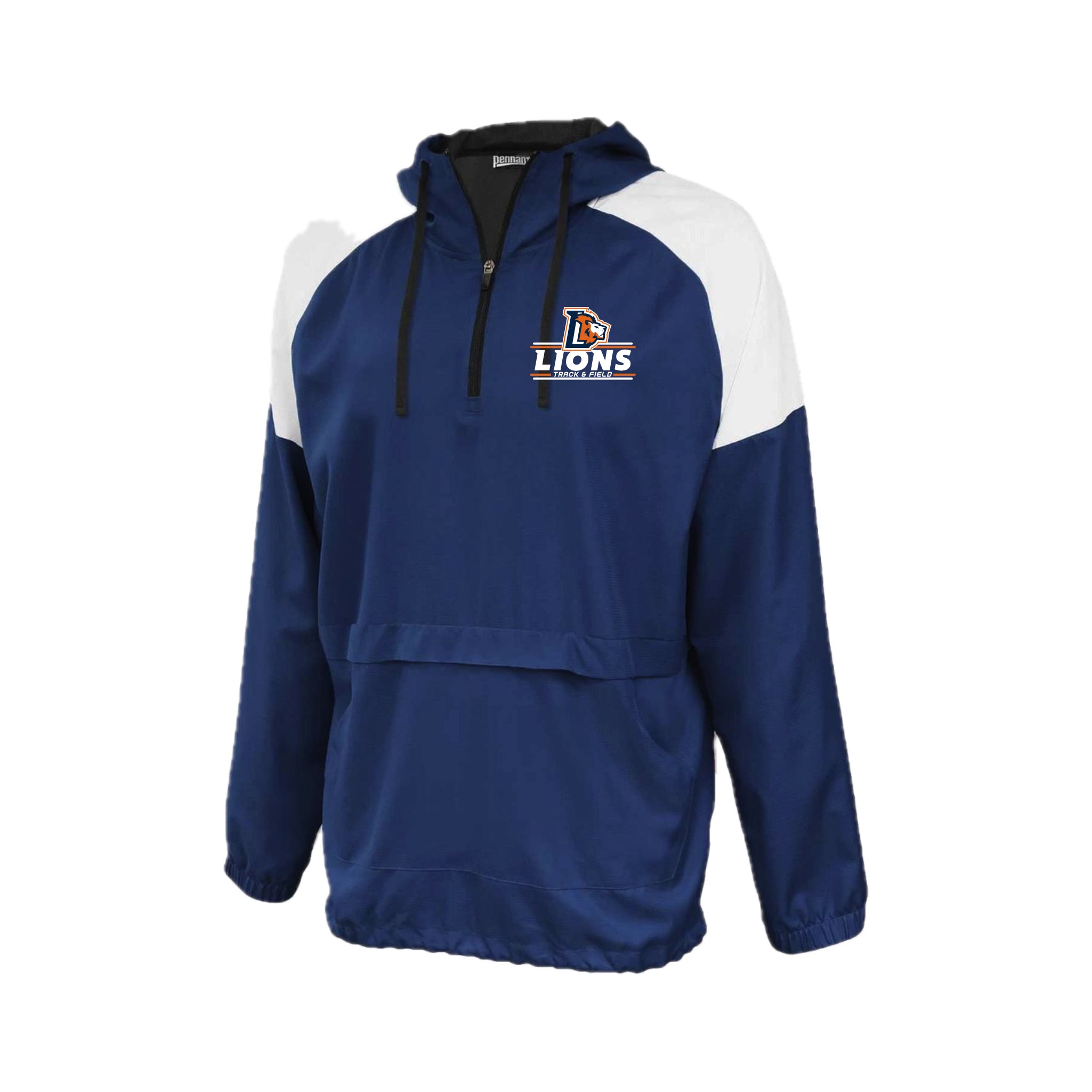 LCCS0325-17 Navy/White Pullover Jacket