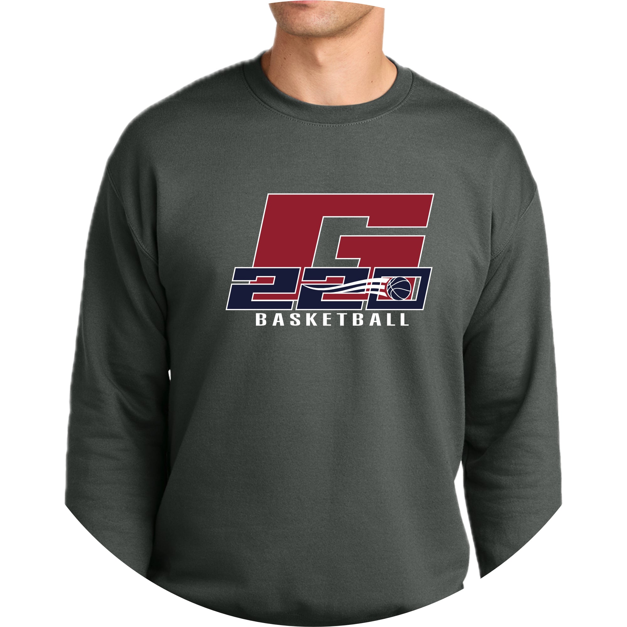G220B0325-14 Charcoal Crewneck Sweatshirt