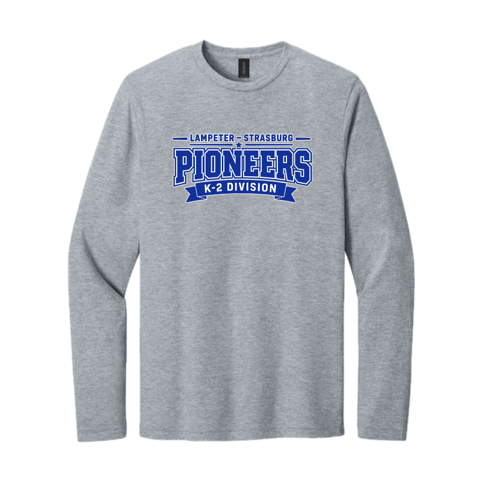 LSLAMELSH01 - 34 Grey Pioneers Long Sleeve Soft T-Shirt