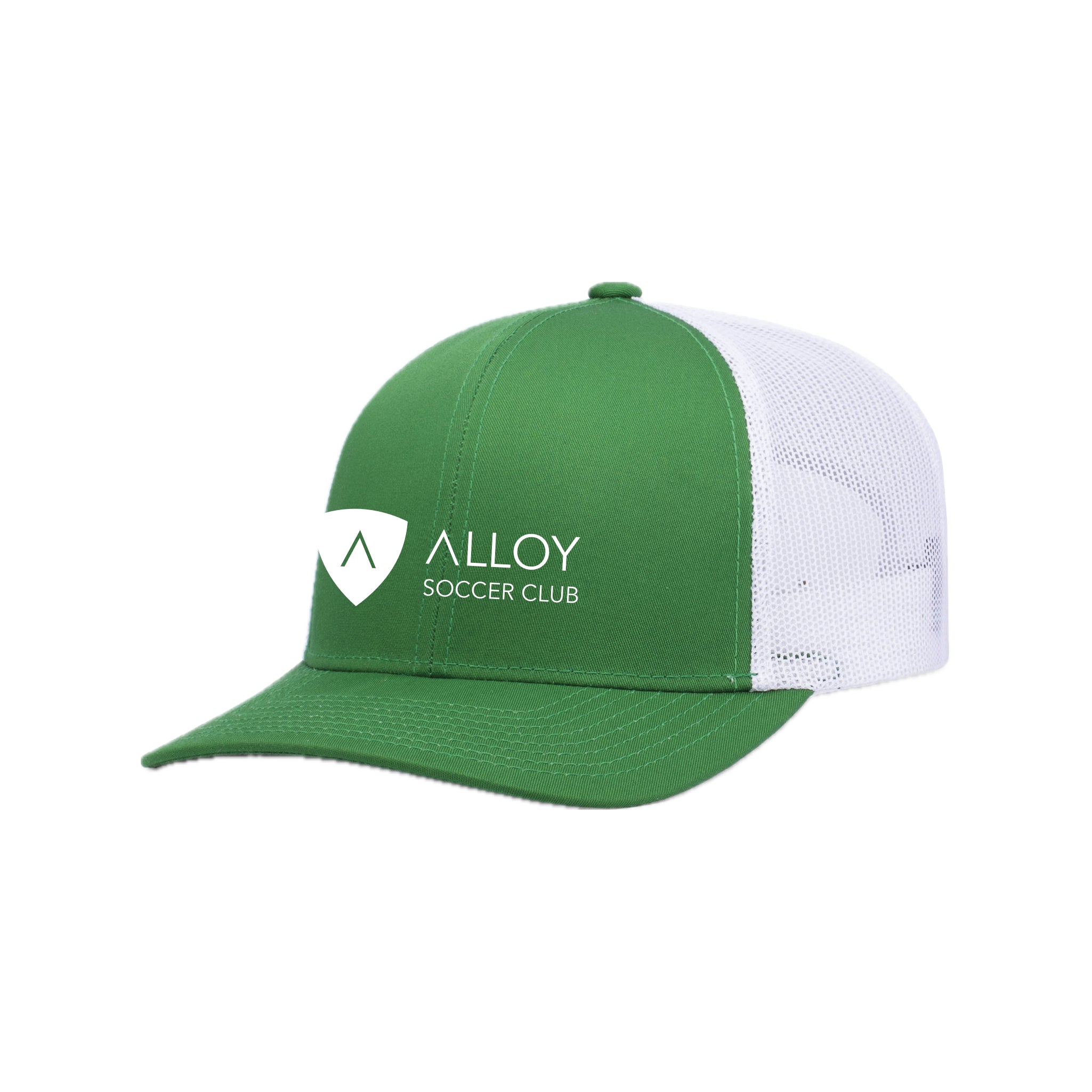 ASCSH01-18 Kelly/White/Kelly Trucker Hat