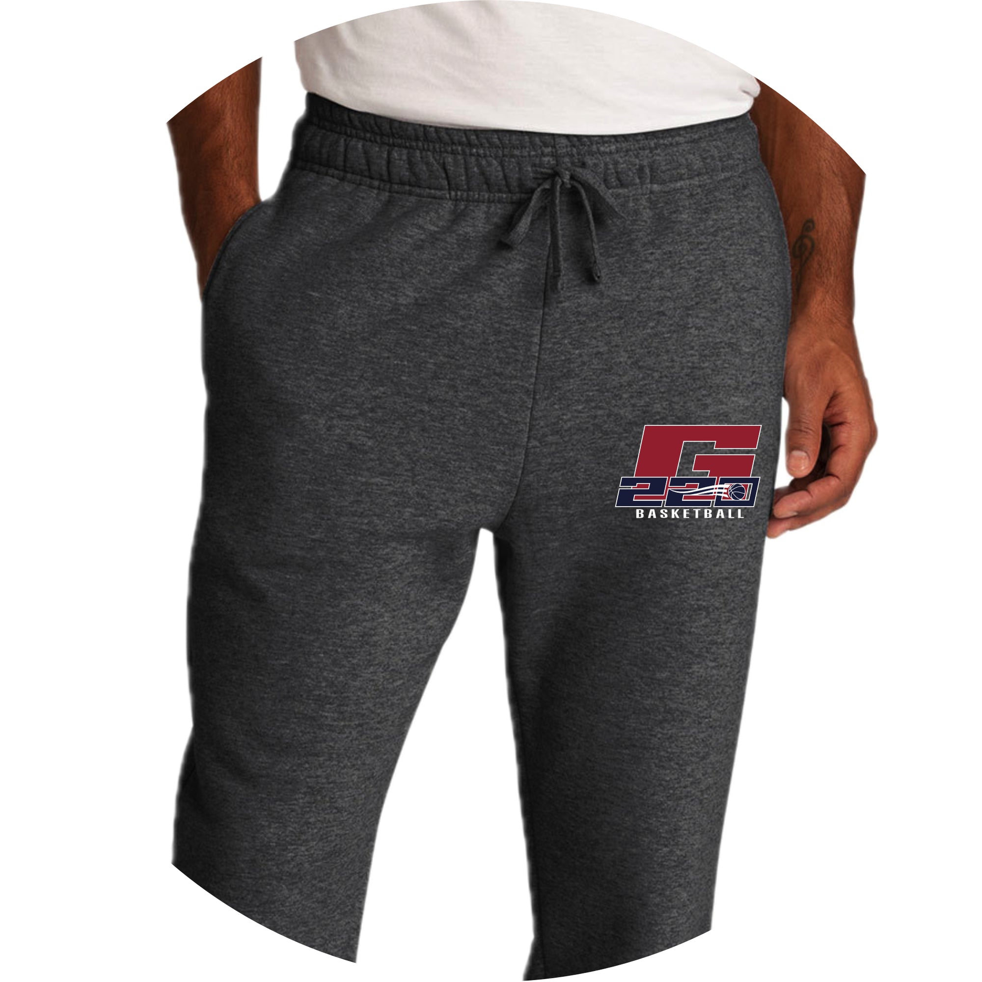 G220B0325-18 Dk Heather Grey Jogger Sweatpant