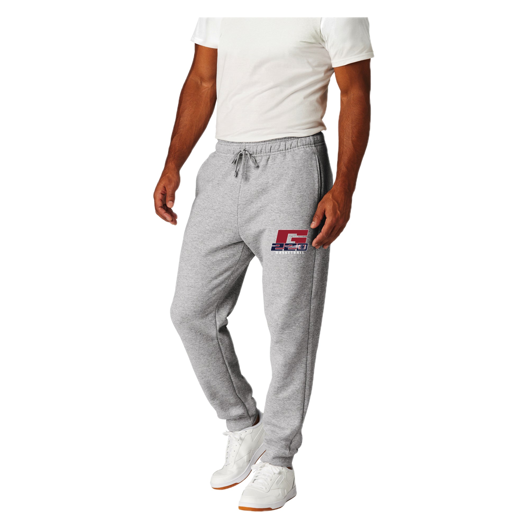 G220B0325-19 Ath Heather Grey Jogger Sweatpant