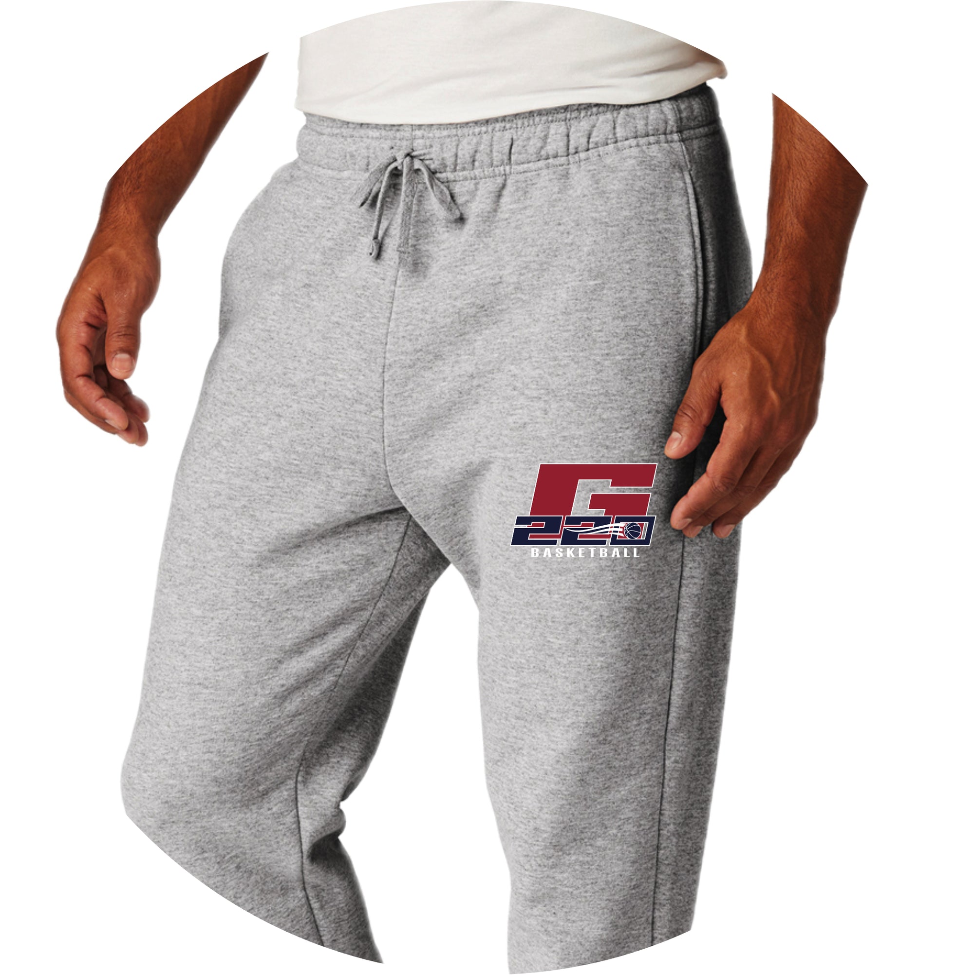 G220B0325-19 Ath Heather Grey Jogger Sweatpant